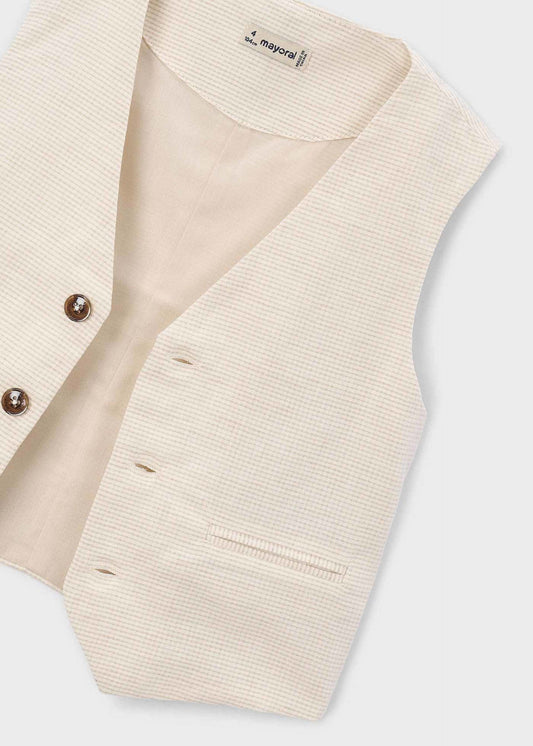 Children's linen waistcoat boy