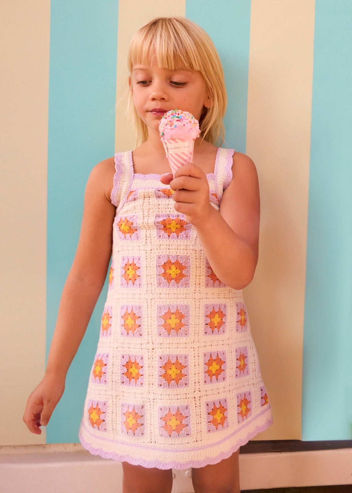 Crochet dress for girls