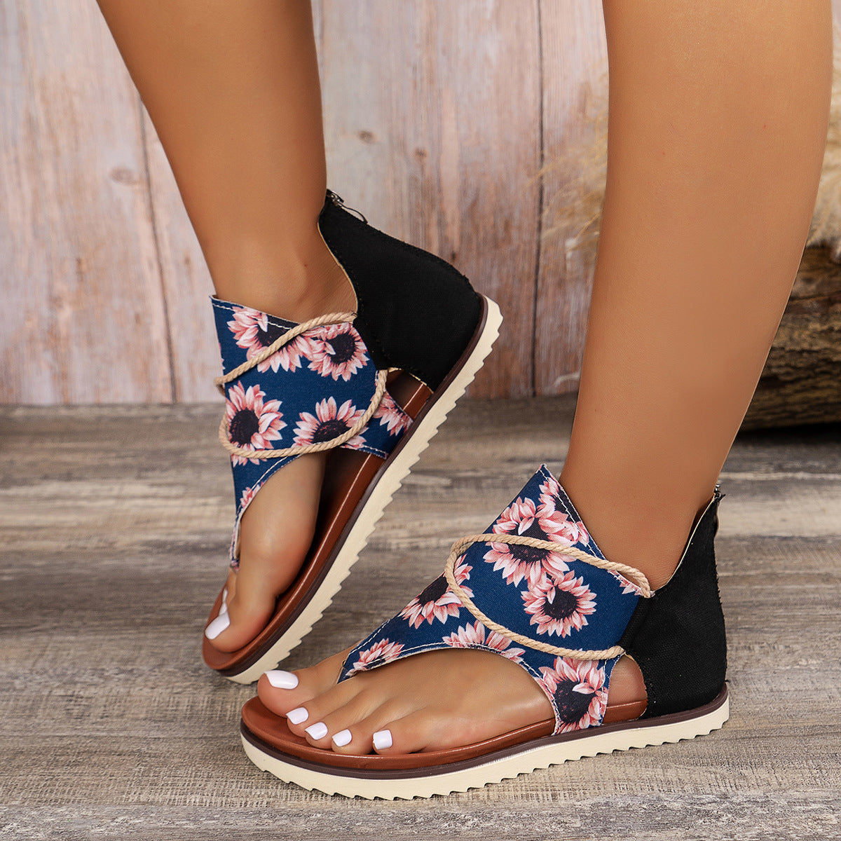 🔥LETZTER TAG 60% RABATT🔥-Keilsandalen für Damen