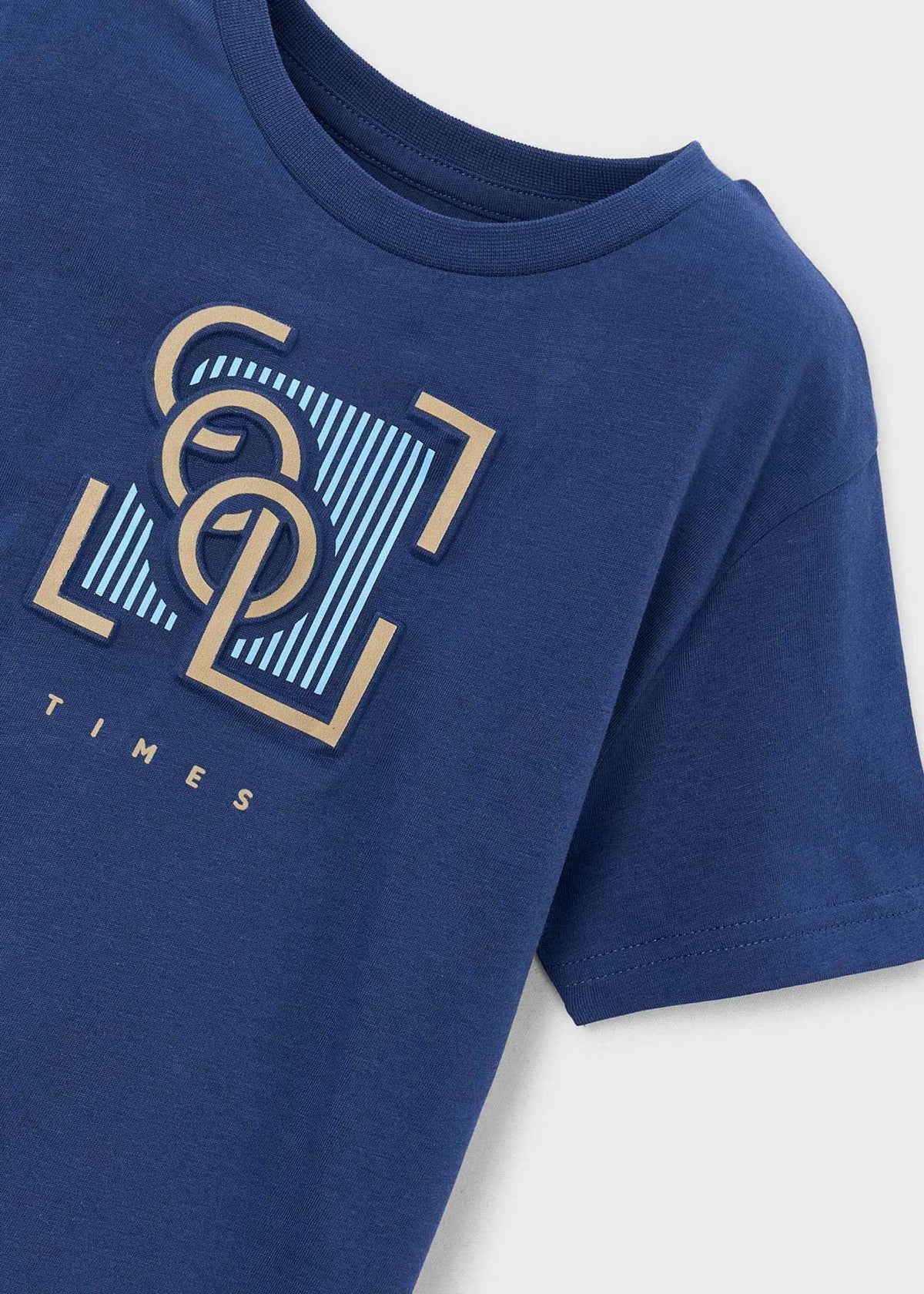 Embossed T-shirt for boys