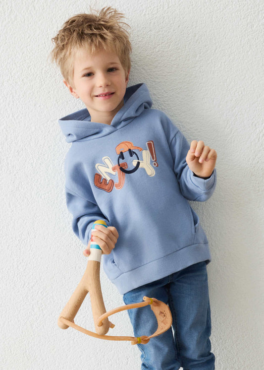 Embroidered boys' sweatshirt