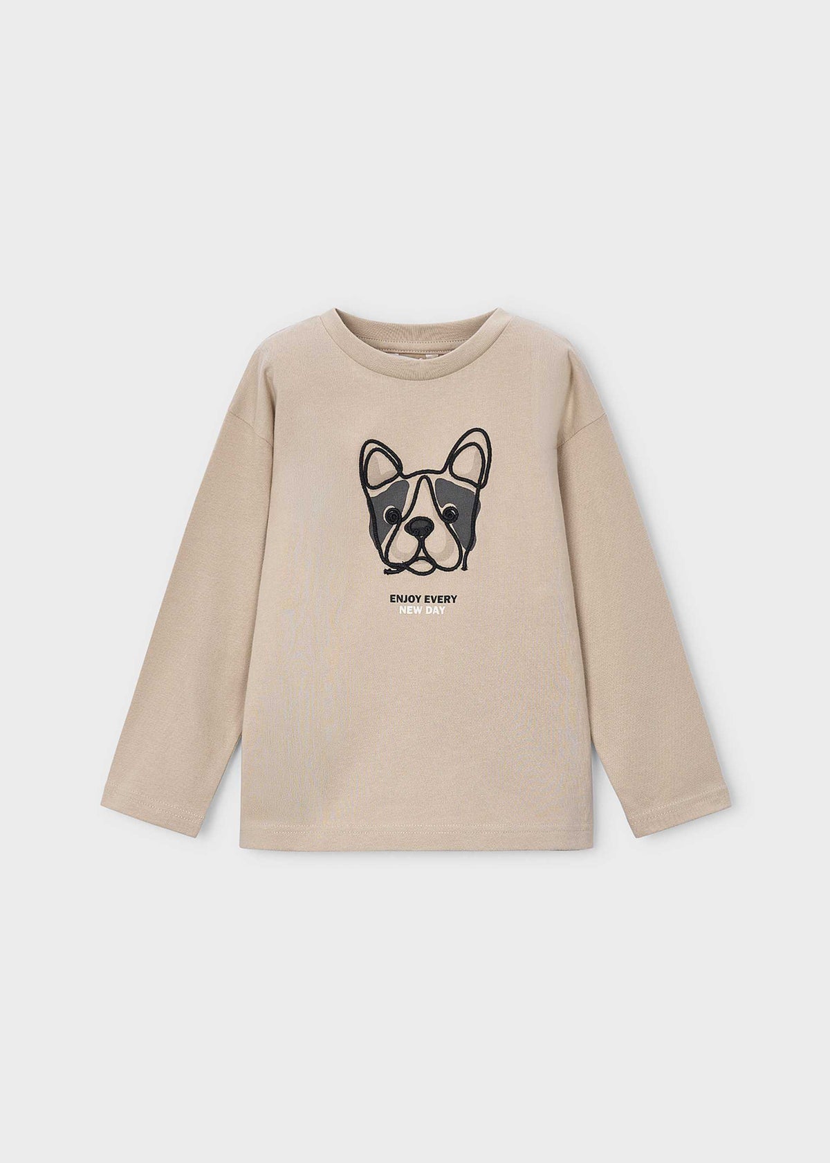 Besticktes Hunde-T-Shirt für Jungen