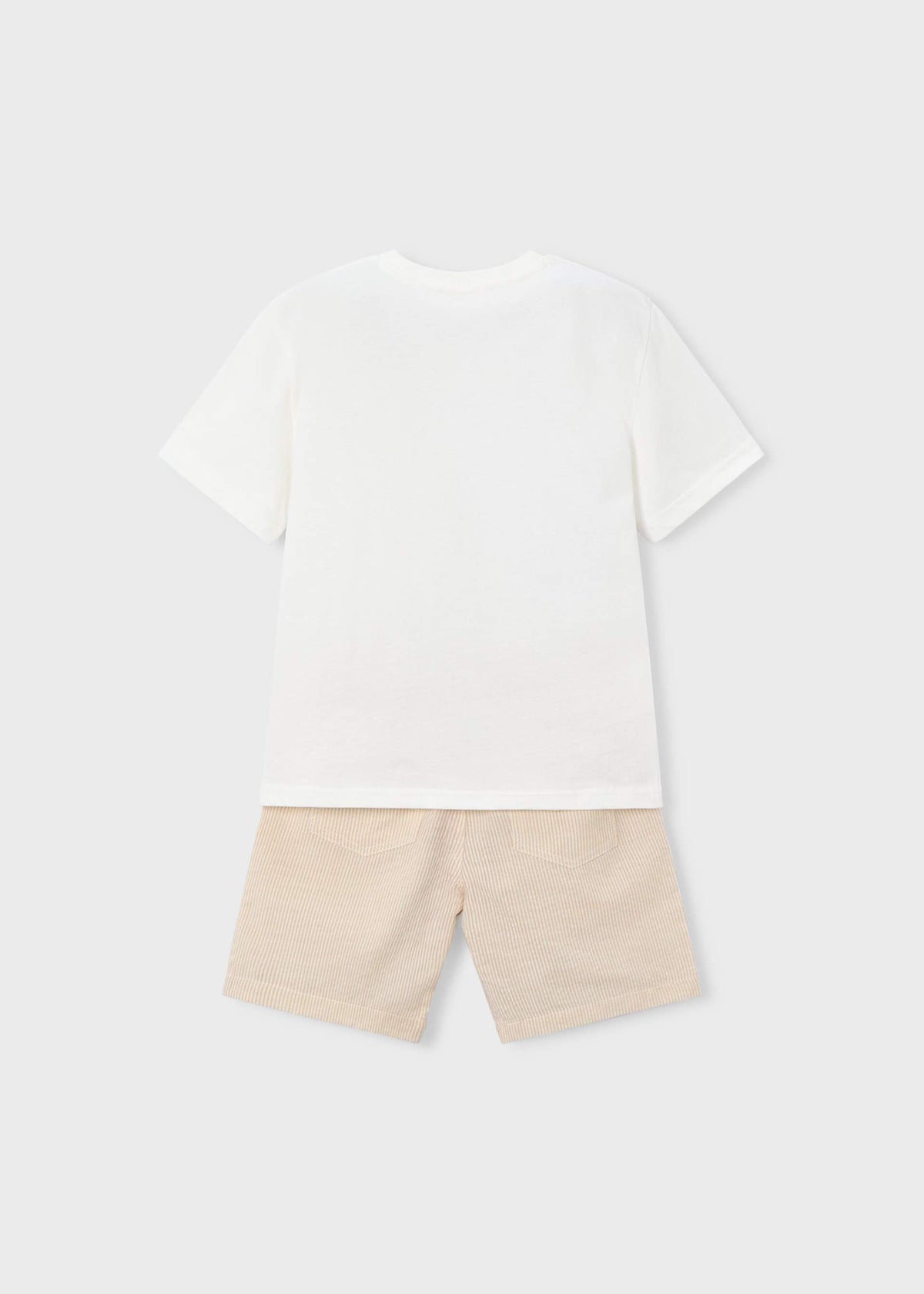 Besticktes Set mit Bermudashorts für Jungen