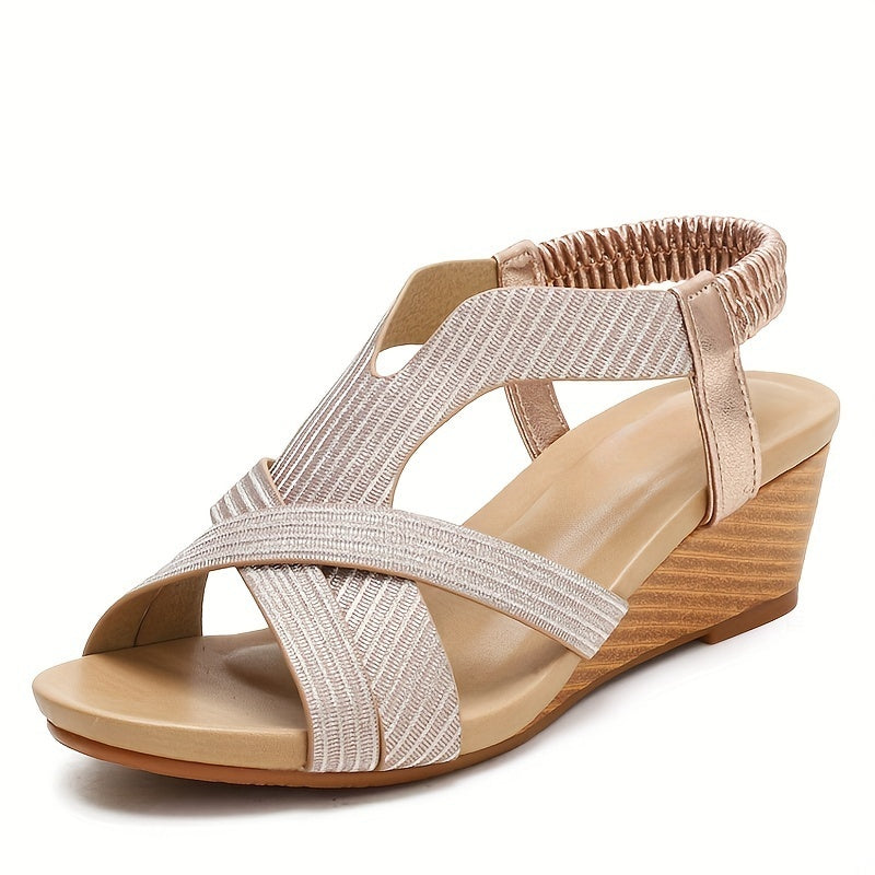 🔥LETZTER AKTIONSTAG 50% RABATT - DAMEN ORTHOPÄDISCHE KEILSANDALEN AUS LEDER MIT PLATEAUSOHLE