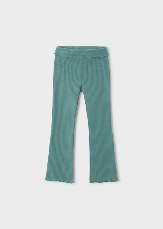 Ausgestellte gerippte Leggings für Mädchen