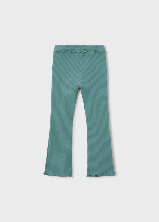 Ausgestellte gerippte Leggings für Mädchen