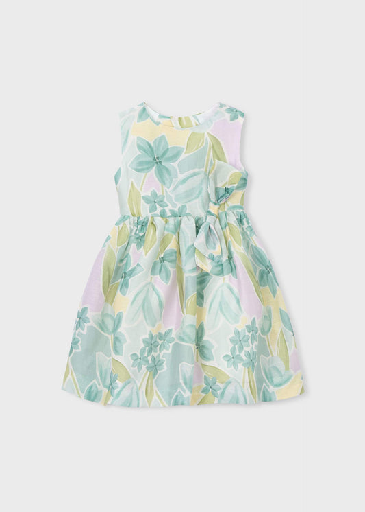 Floral bow dress for girls