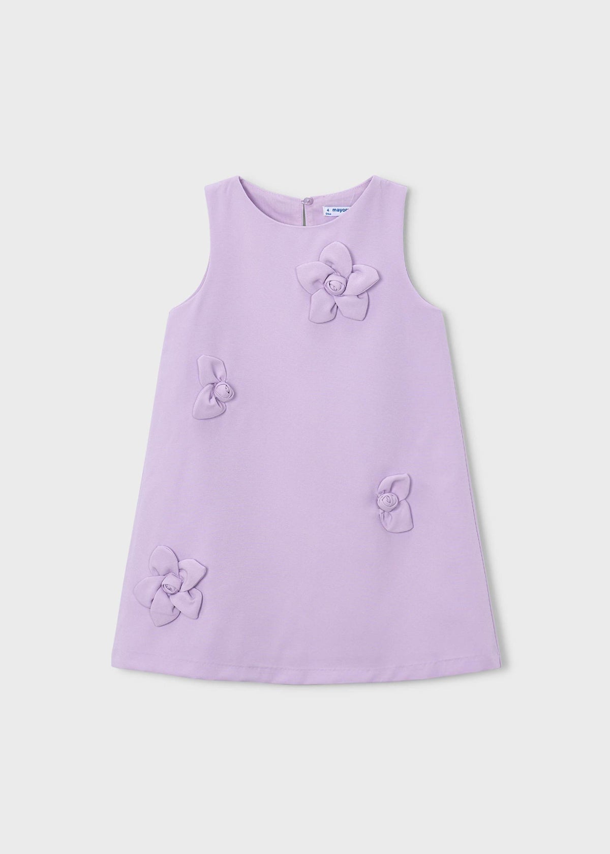 Festliches Mädchenkleid mit Blumenapplikation