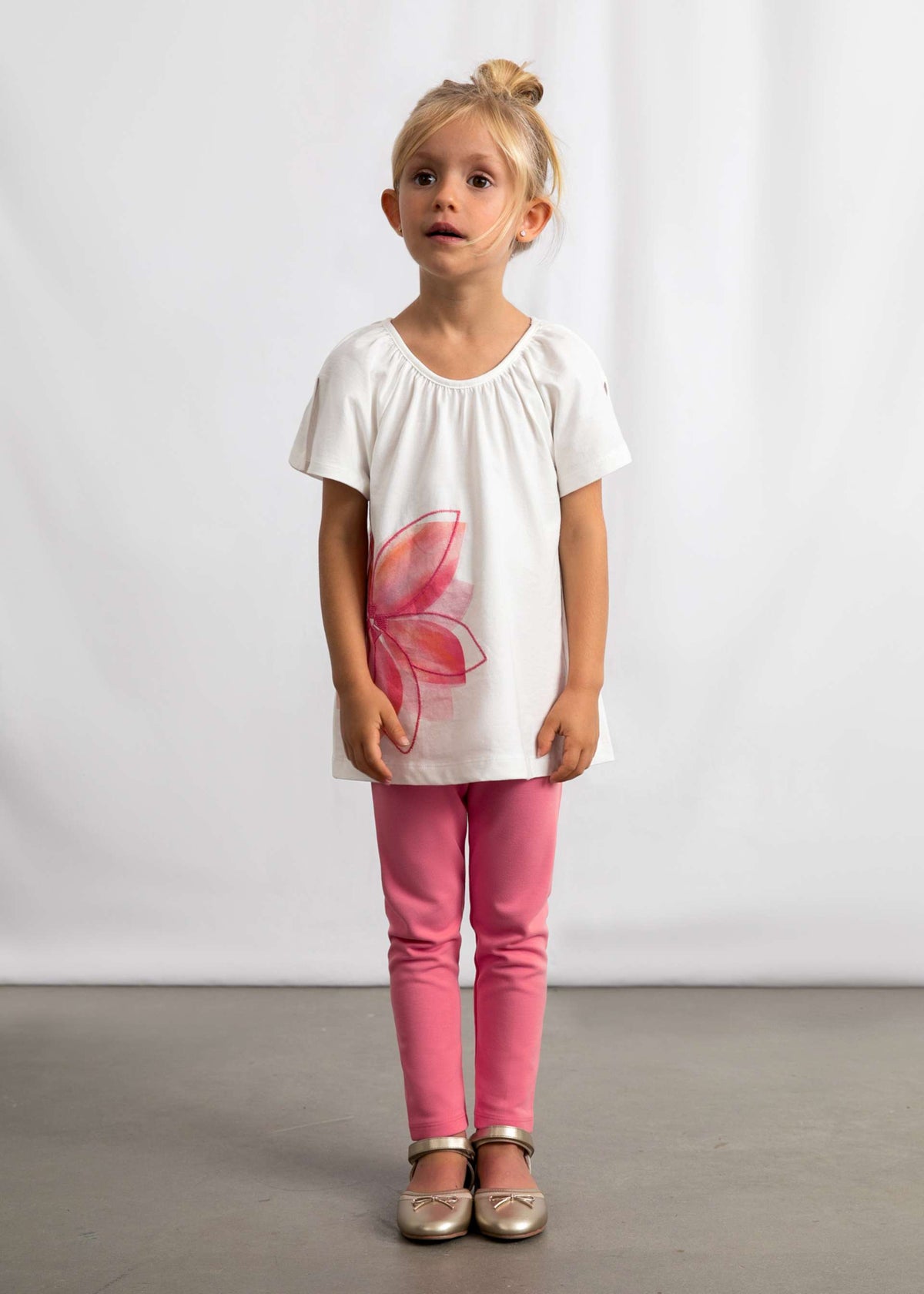 Flower leggings set girl