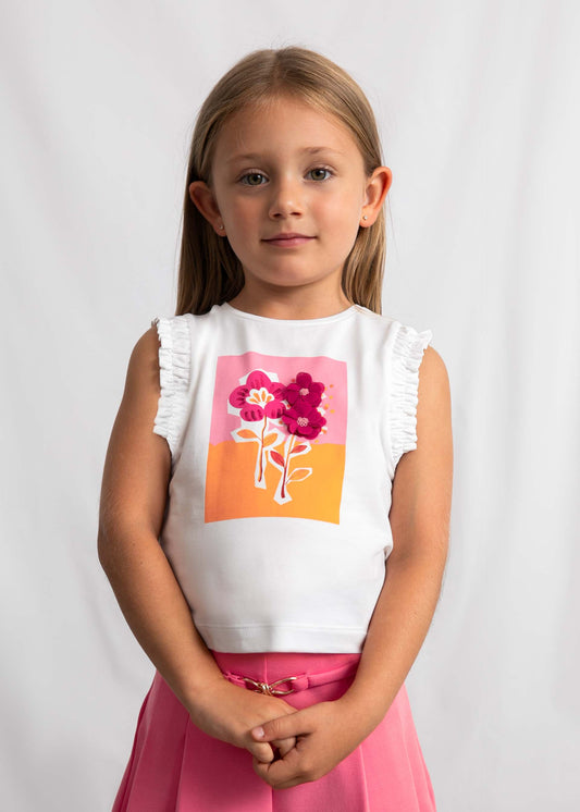 Flower t-shirt girl