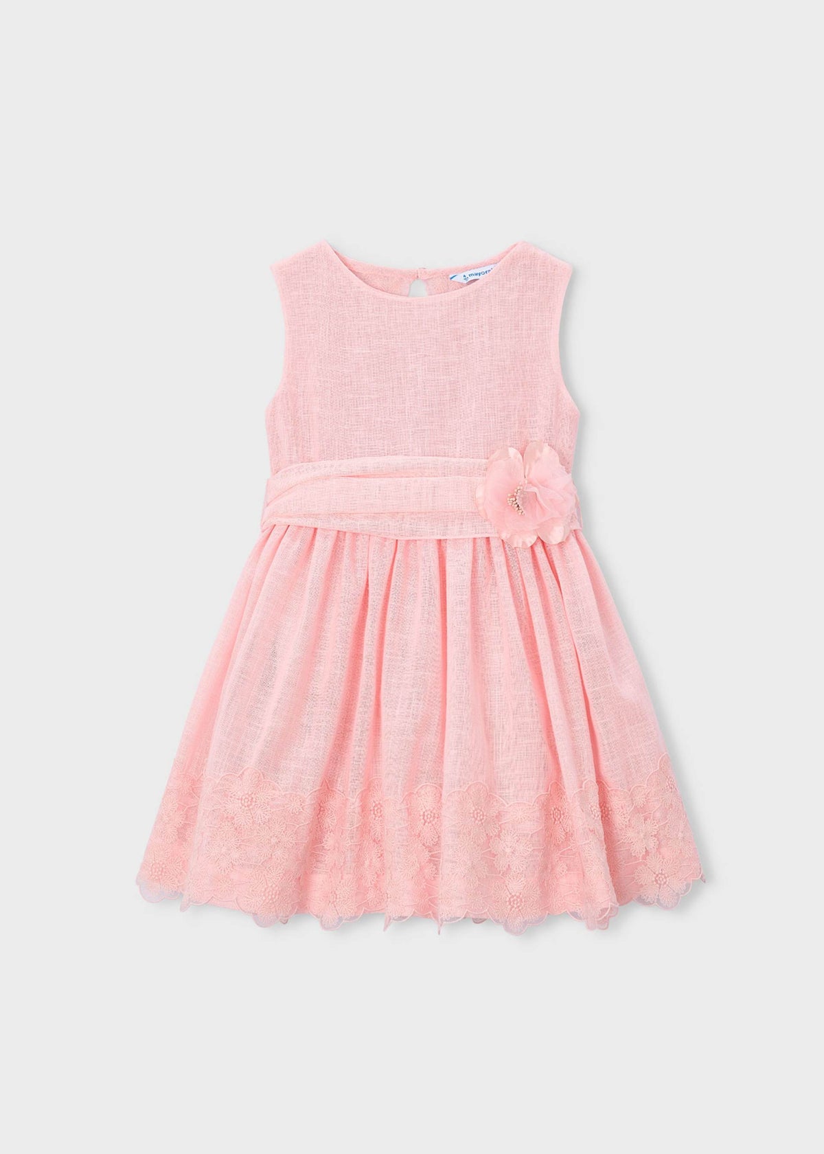 Festliches Kleid mit Spitzendetails für Mädchen