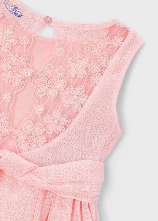 Festliches Kleid mit Spitzendetails für Mädchen