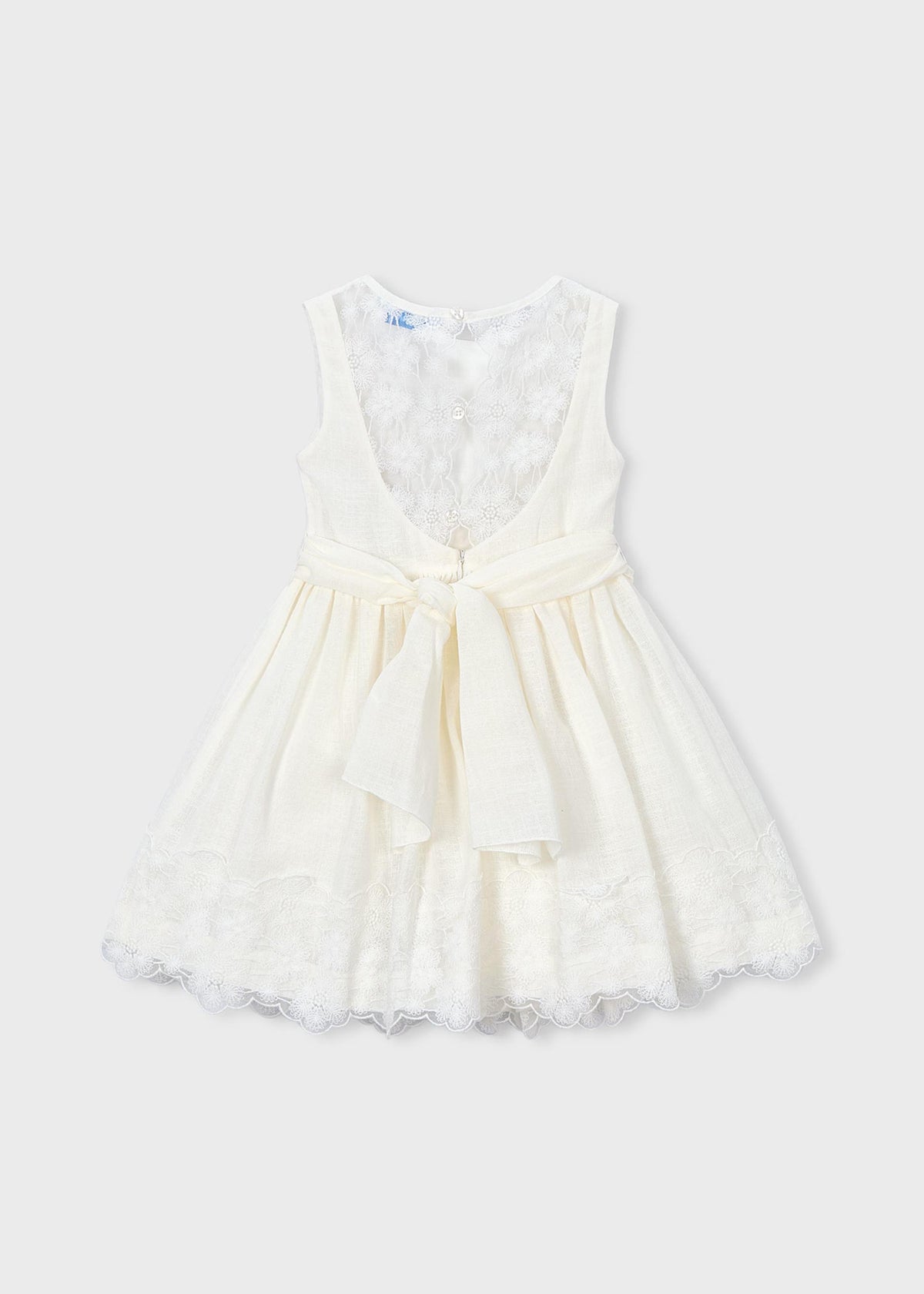 Festliches Kleid mit Spitzendetails für Mädchen