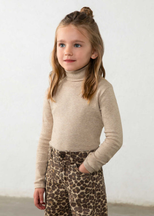 Mädchen-Pullover mit Schwanenmotiv