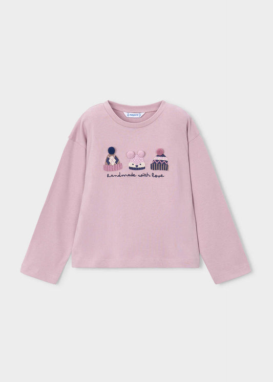Girl embriodered t-shirt