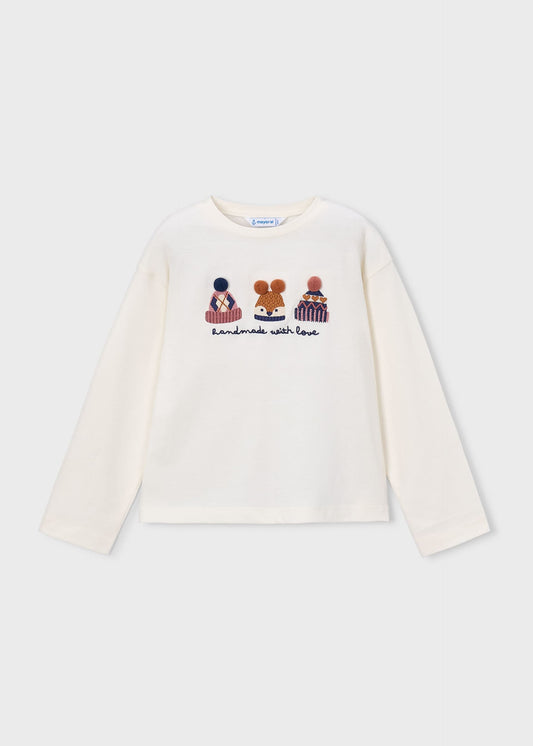 Girl embriodered t-shirt