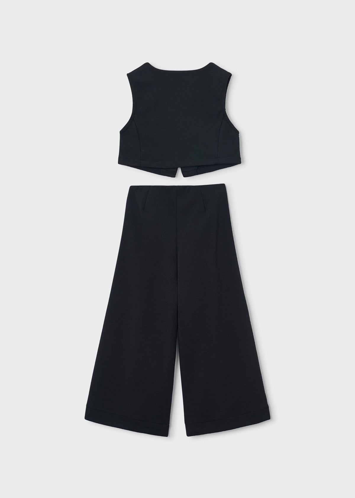 Blumen-Set aus Hose und Weste für Mädchen