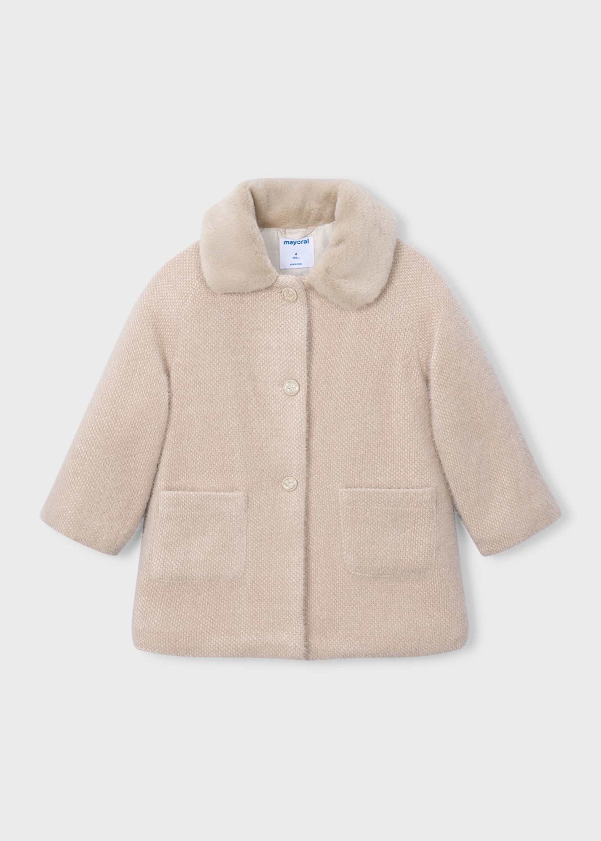 Girl fur coat