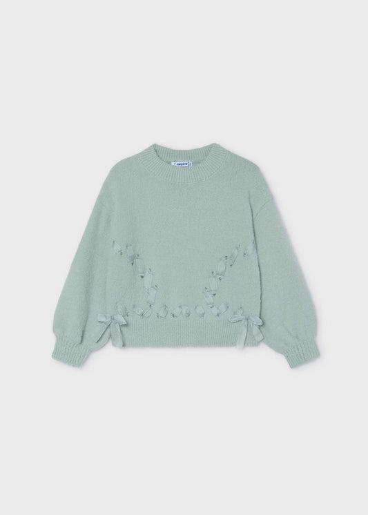 Mädchen-Fellpullover
