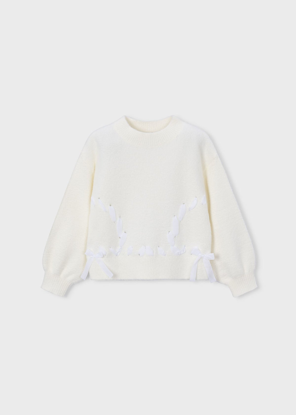 Mädchen-Fellpullover