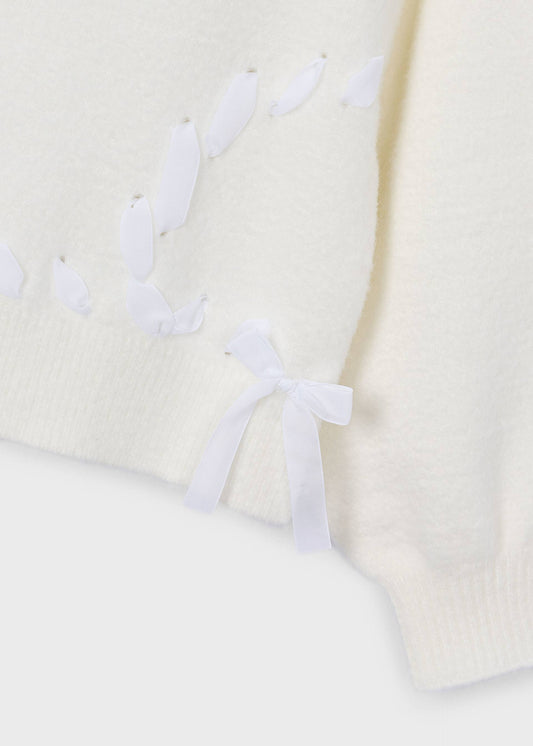 Mädchen-Fellpullover