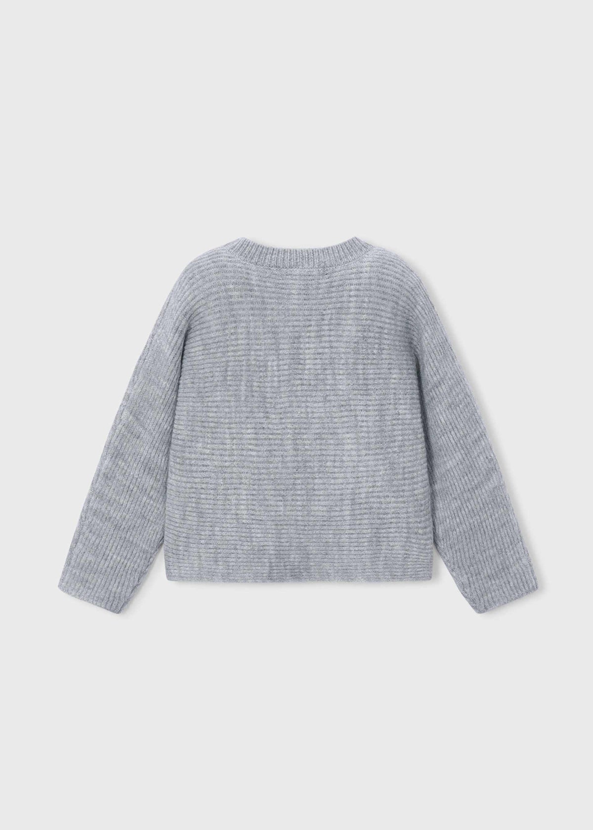 Girl knit pearls jumper