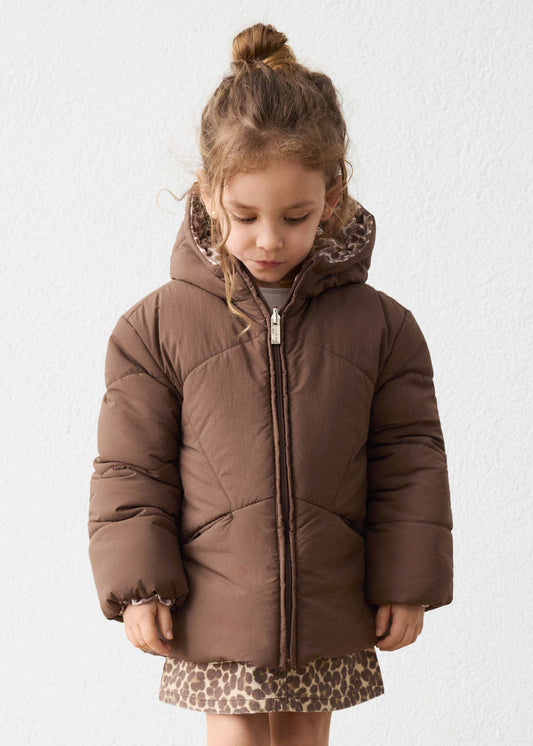 Girl reversible coat