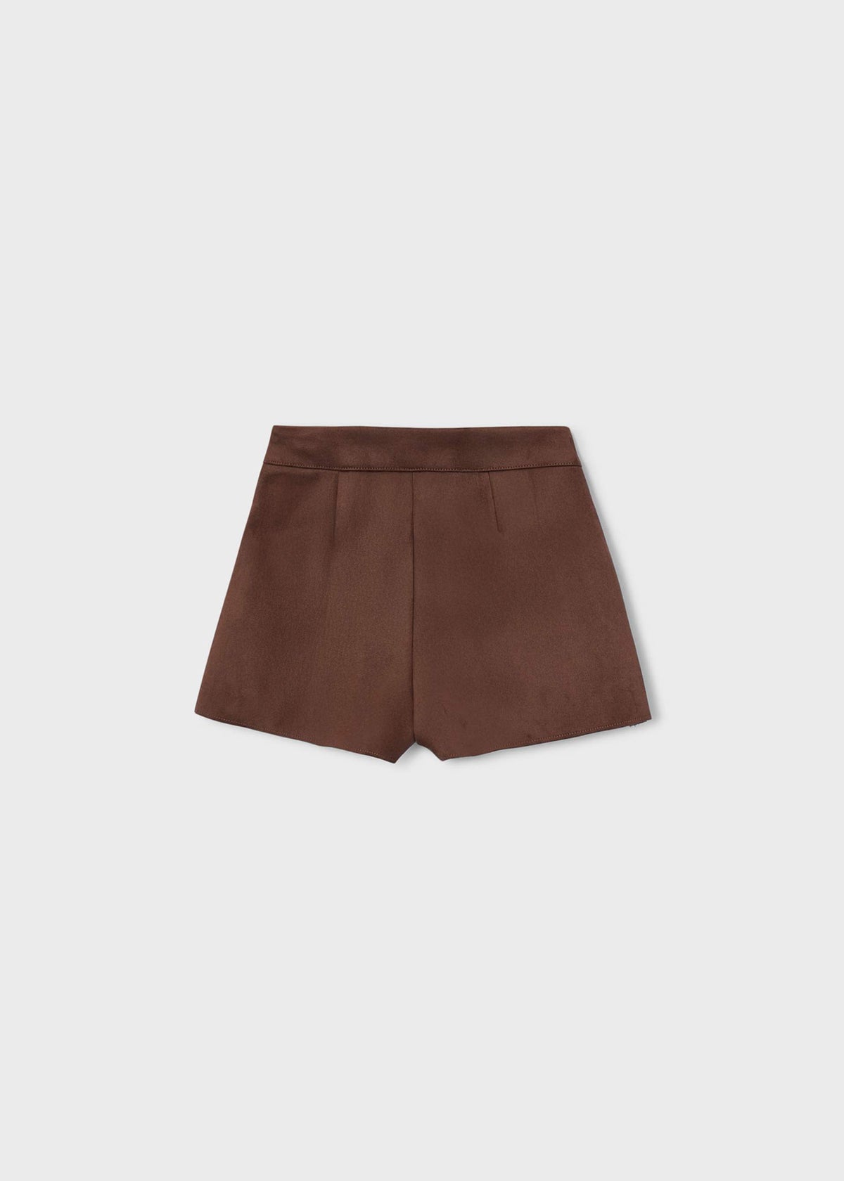 Bermuda-Shorts mit Veloursleder-Optik für Mädchen