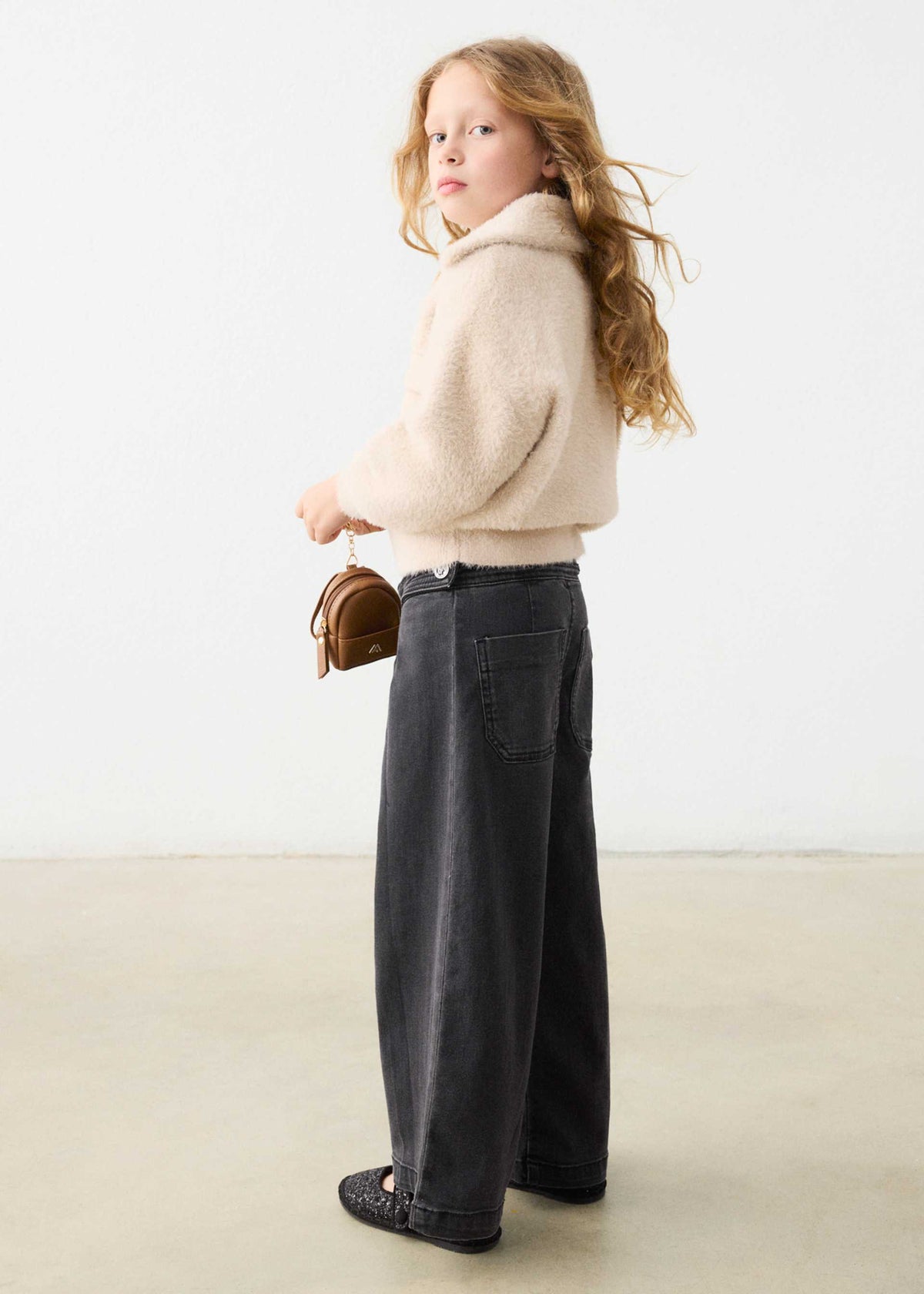Girl wide leg jeans