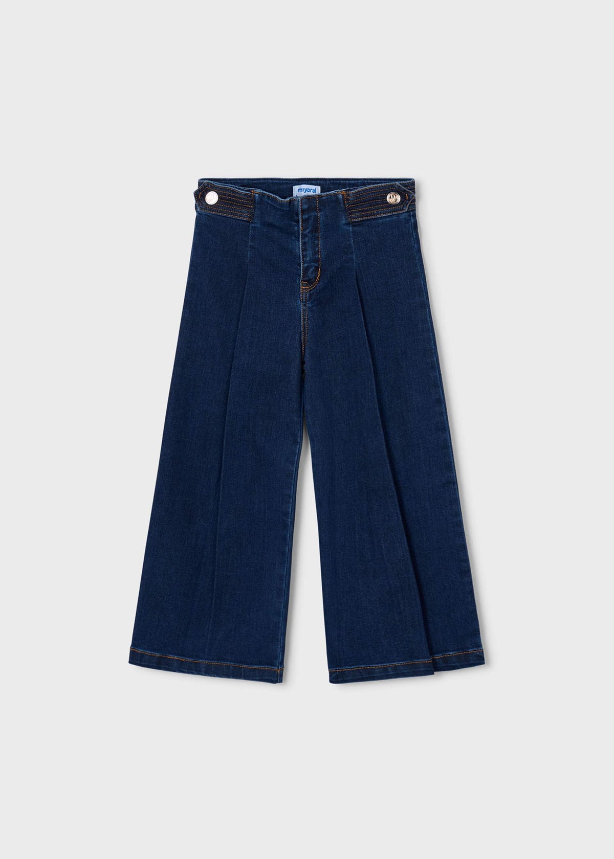 Mädchenjeans mit weitem Bein