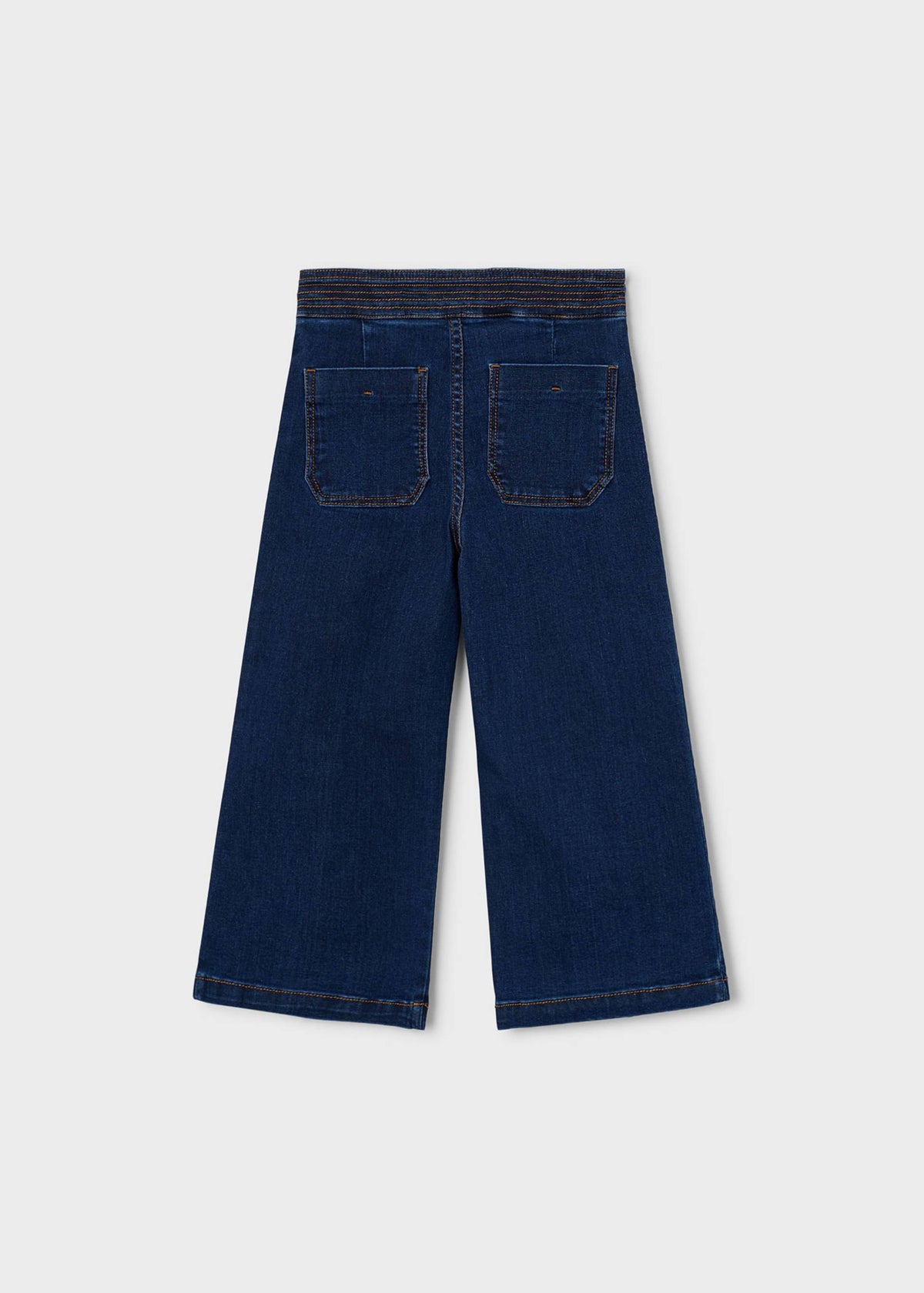 Mädchenjeans mit weitem Bein