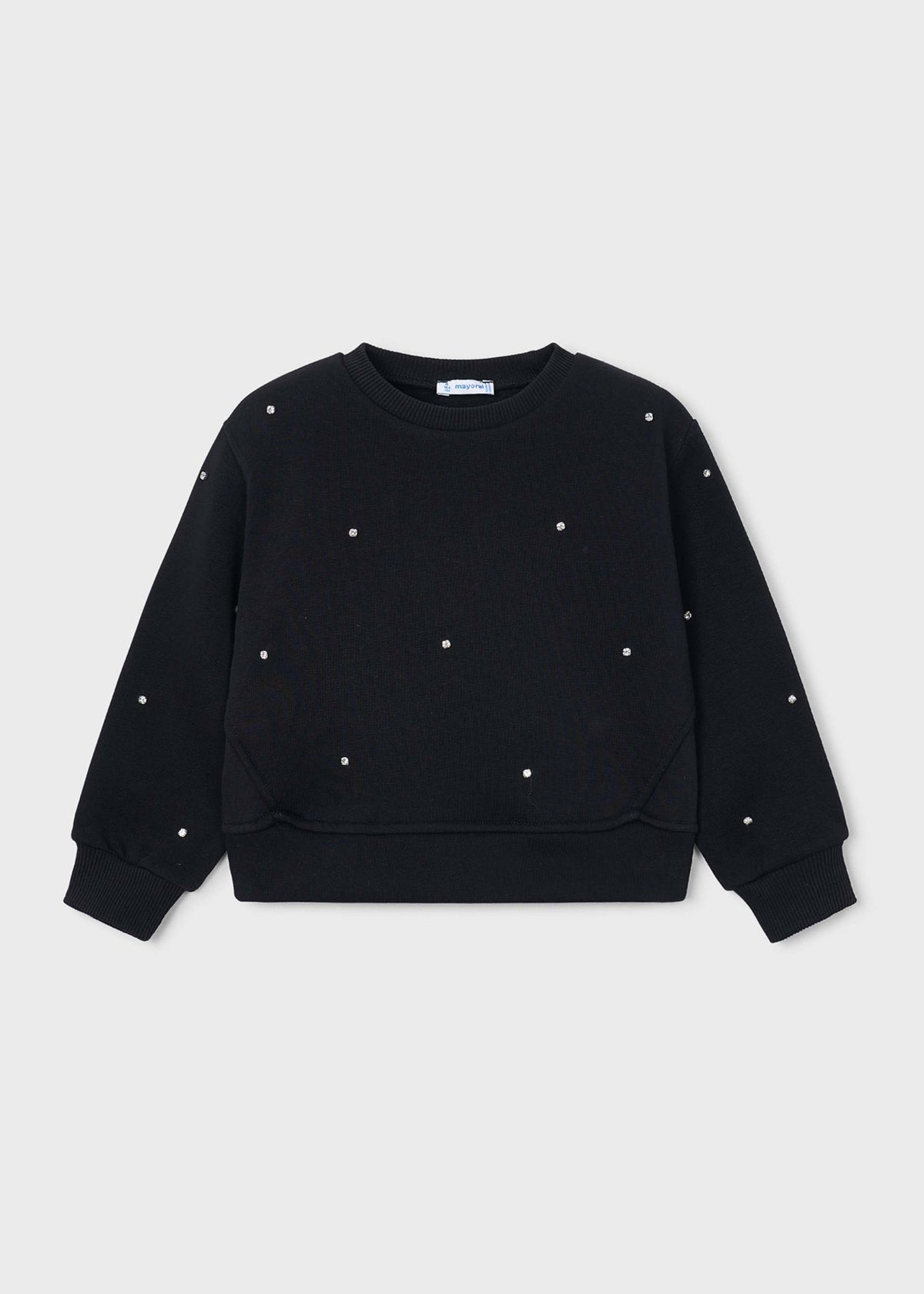 Girls' appliqué sweatshirt