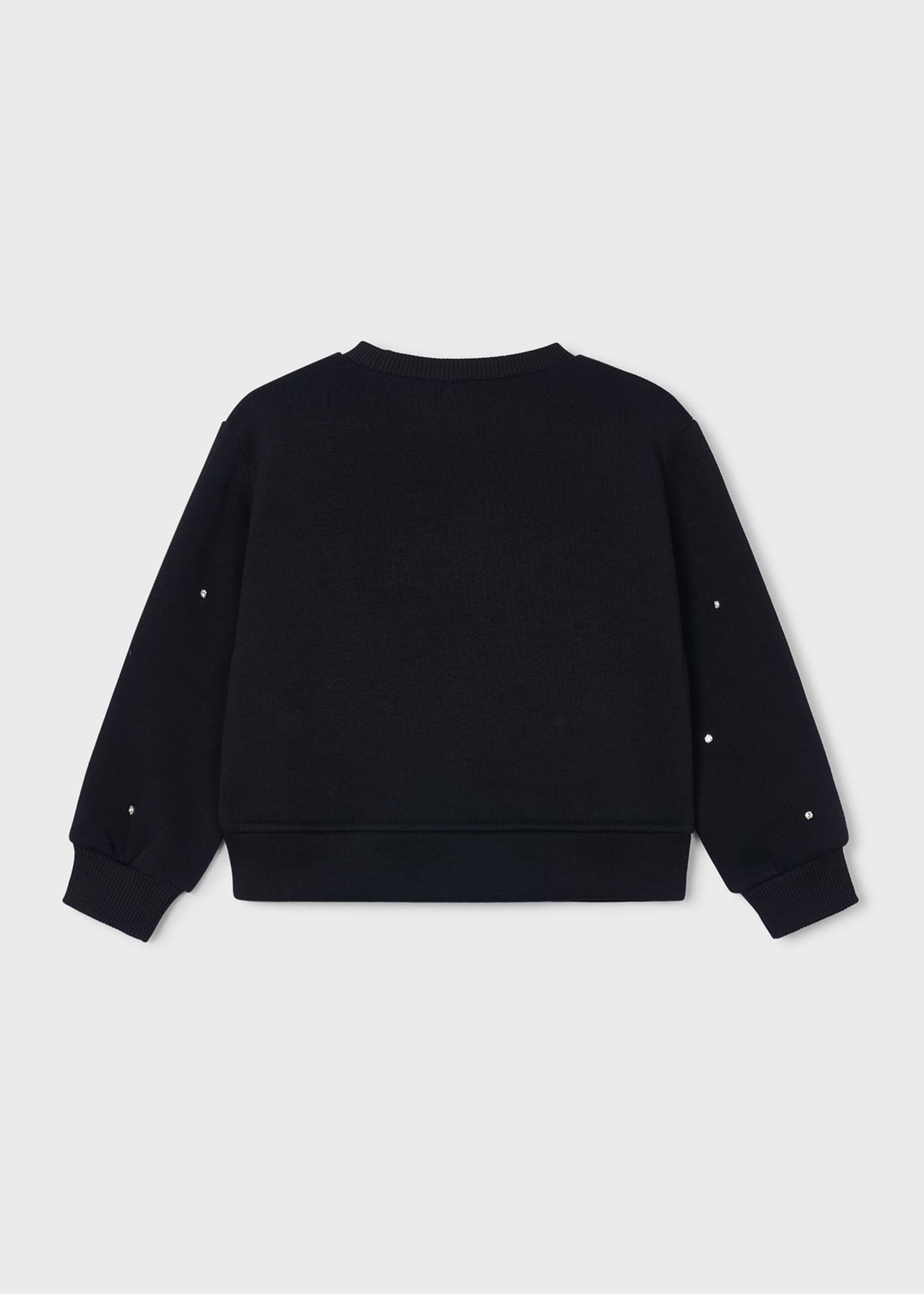 Girls' appliqué sweatshirt