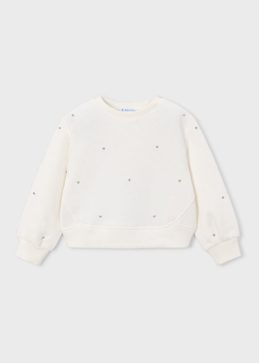 Applikations-Sweatshirt für Mädchen