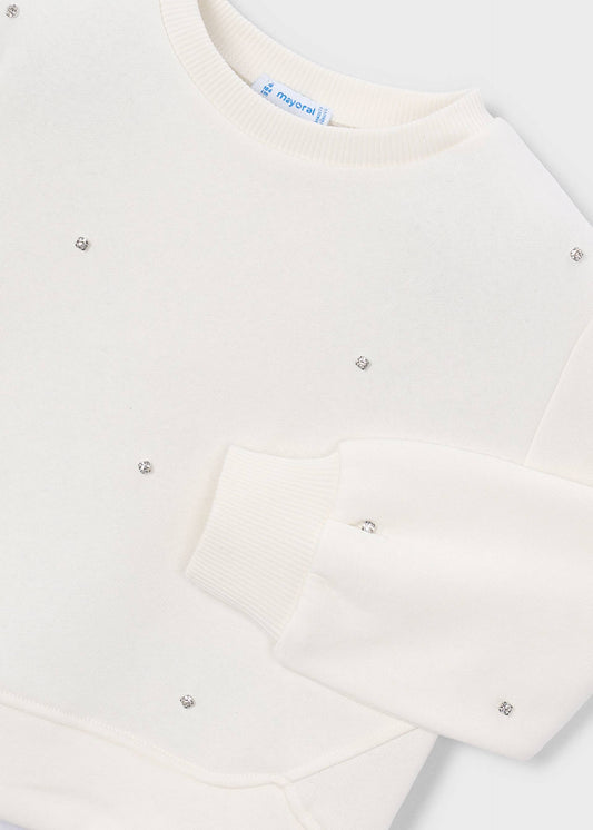 Applikations-Sweatshirt für Mädchen