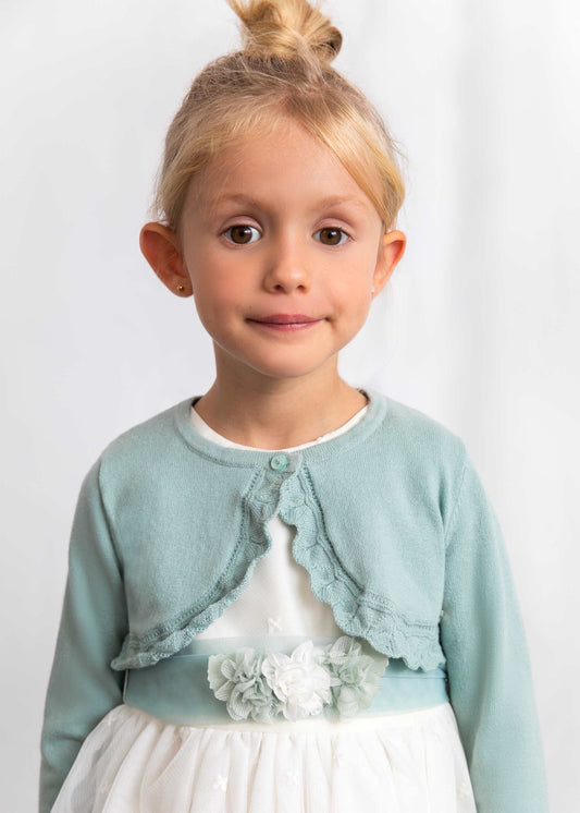 Girls basic bolero knitted cardigan