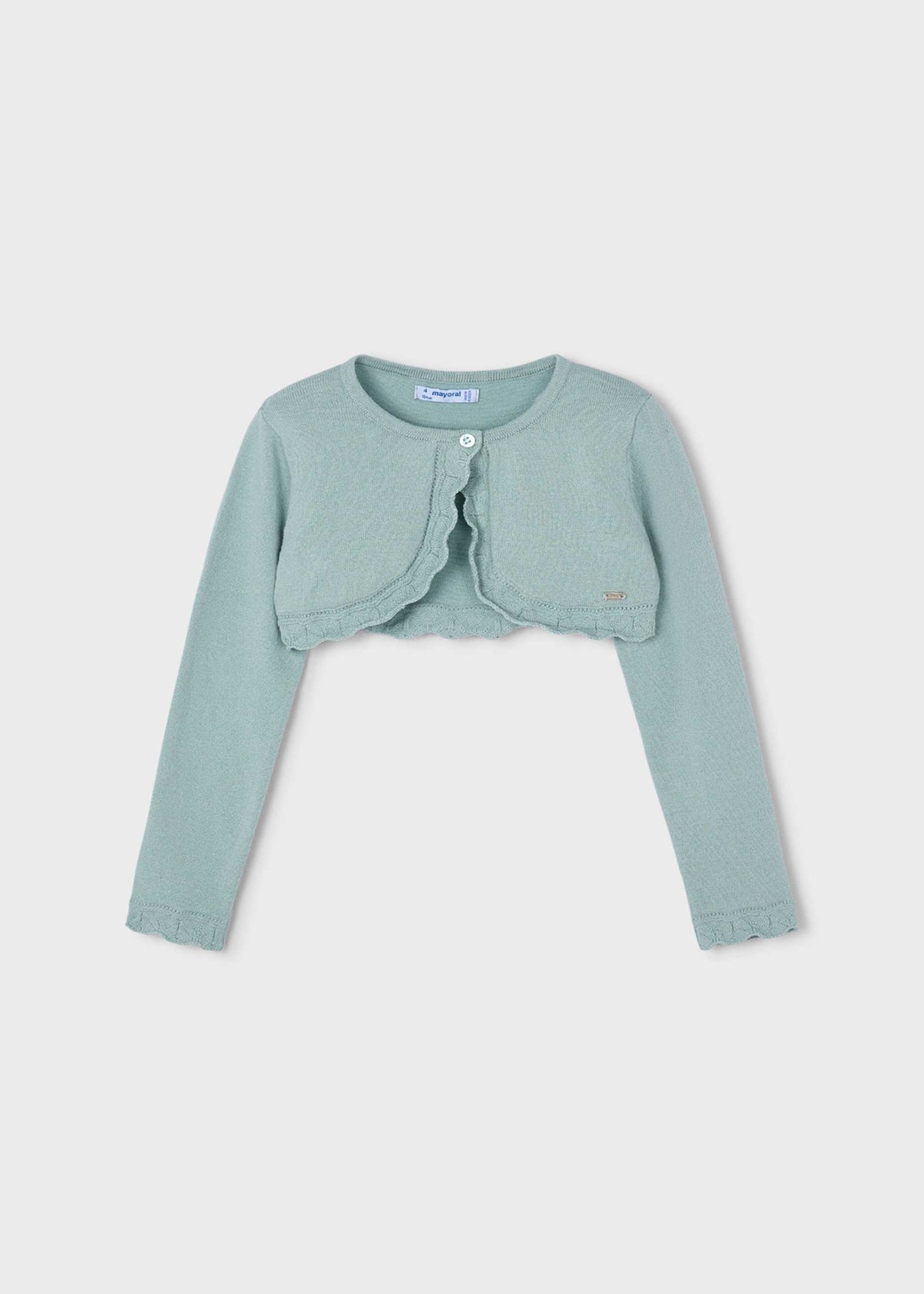 Girls basic bolero knitted cardigan