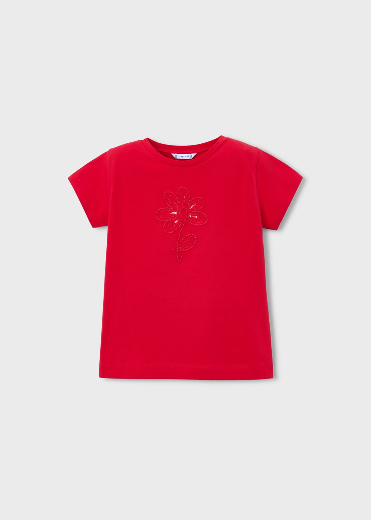 Mädchen-T-Shirt mit Blumenmuster