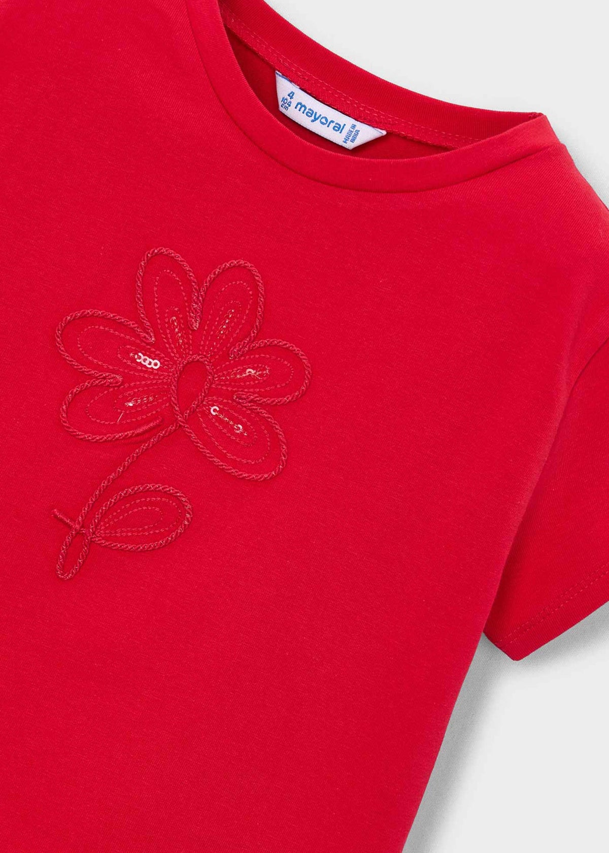 Mädchen-T-Shirt mit Blumenmuster