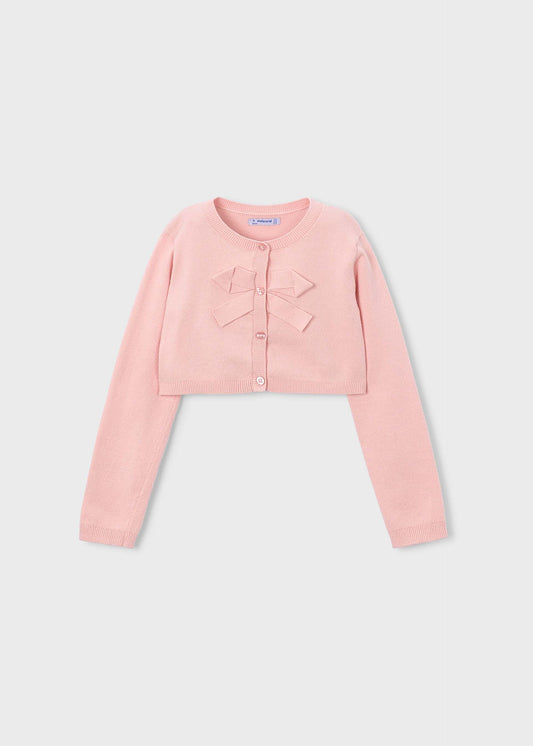 Einfache Strickjacke für Mädchen