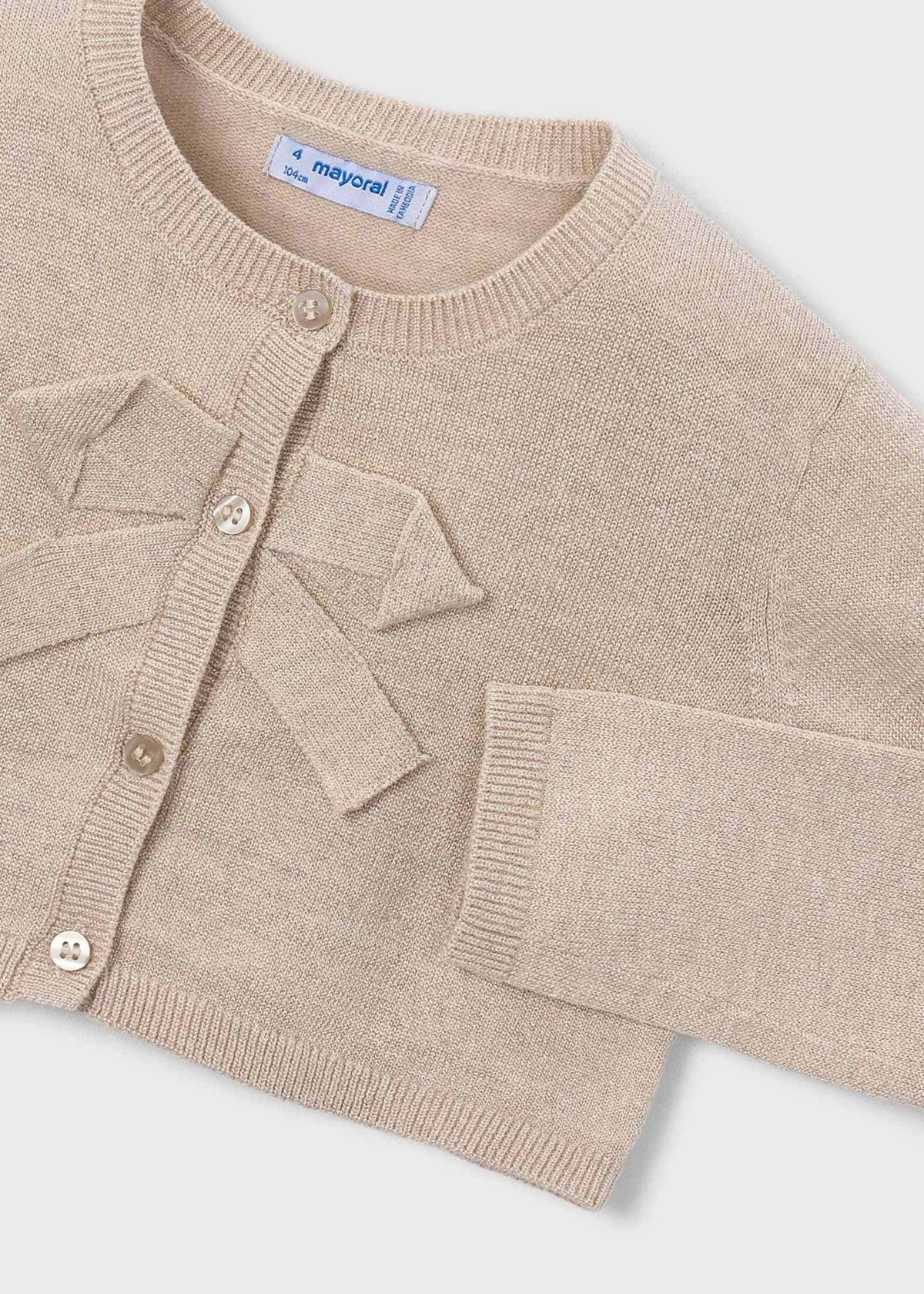 Strickjacke für Mädchen, Basic