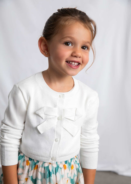 Girls basic knitted cardigan