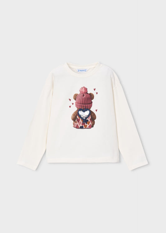 Girls' bear T-shirt