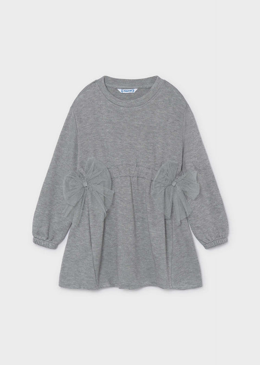 Mädchenkleid mit Schleife