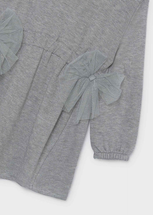 Mädchenkleid mit Schleife