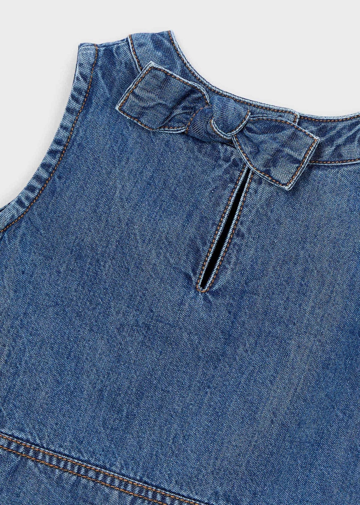Girls' denim top