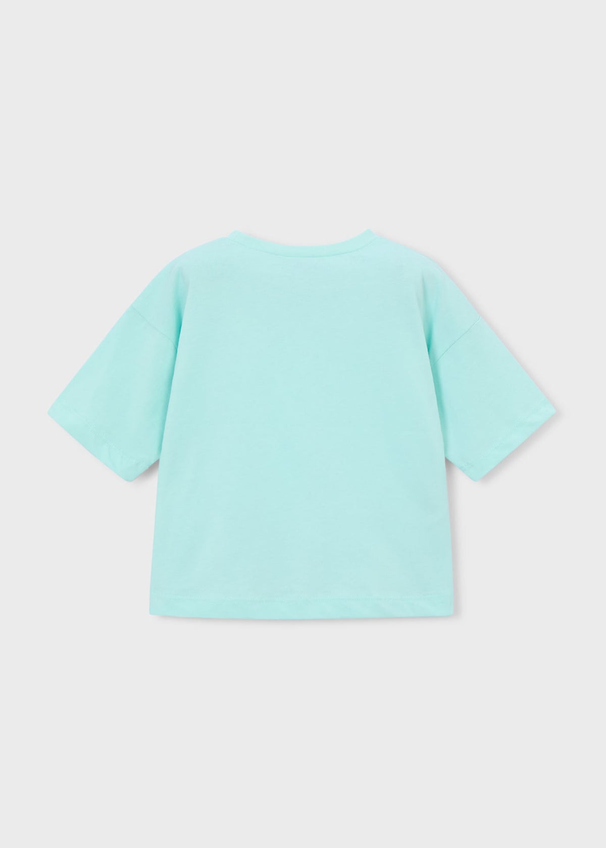 Mädchen-T-Shirt mit überschnittenen Schultern