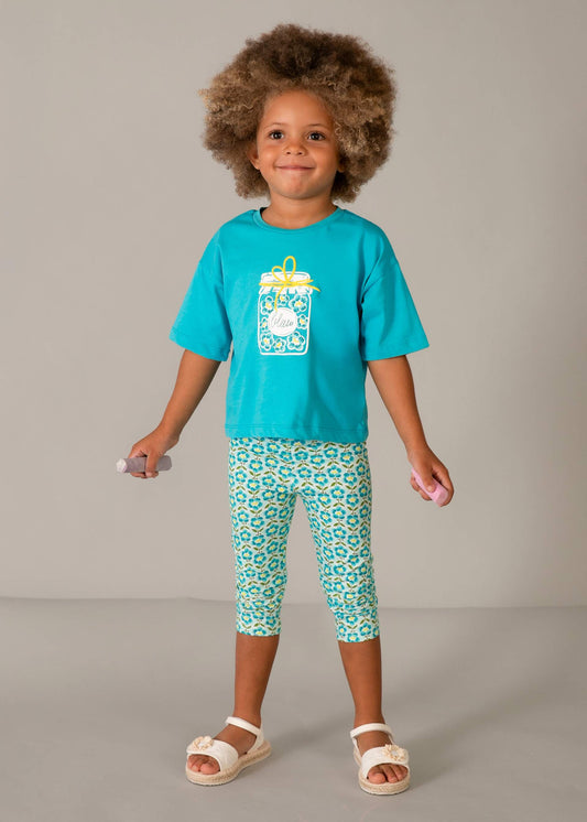 Girl's drop shoulder T-shirt