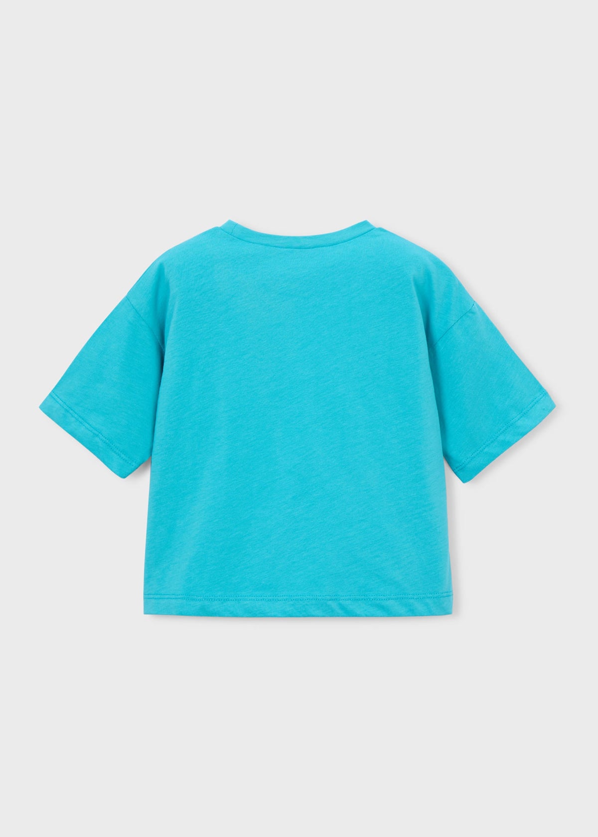 Mädchen-T-Shirt mit überschnittenen Schultern