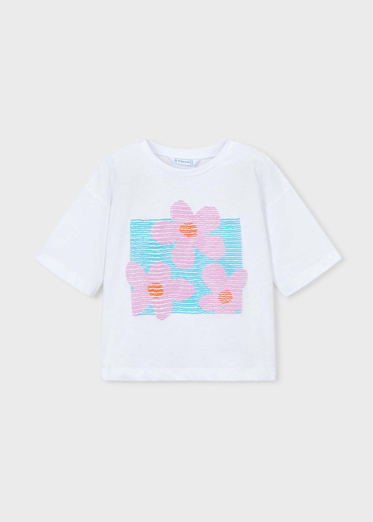 Girl's drop shoulder T-shirt